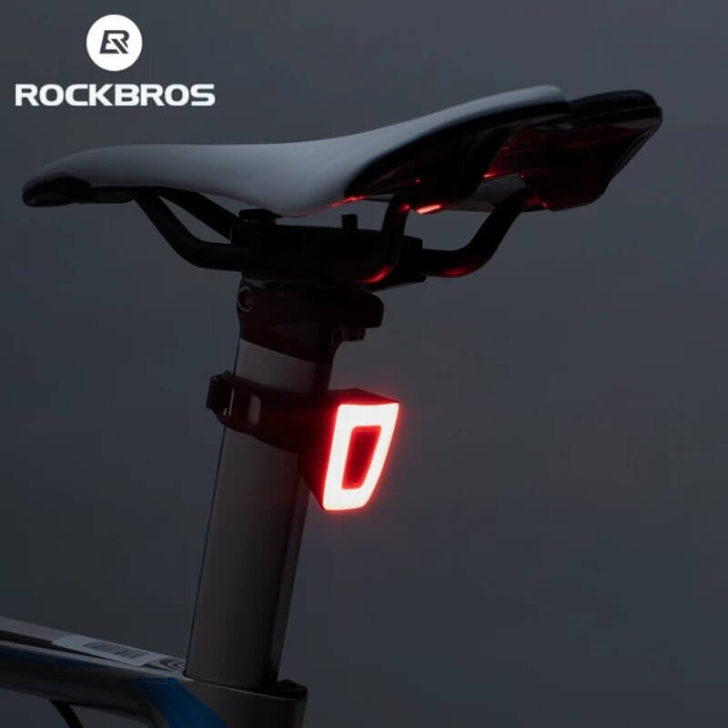 ROCKBROS Bicycle Tail Light Waterproof USB MTB Helmet Light 1