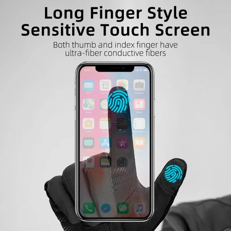 ROCKBROS Men's Cycling Gloves Shockproof Breathable MTB (3)