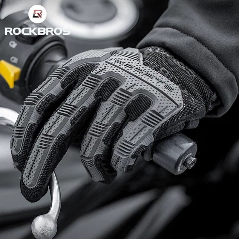 ROCKBROS Mountain Bike Gloves SBR 6mm Thickened Pad (1) ROCKBROS Mountain Bike Gloves SBR 6mm Thickened Pad 1