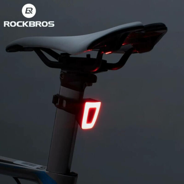ROCKBROS Bicycle Tail Light Waterproof USB MTB Helmet Light 1