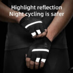 ROCKBROS Fingerless Gloves Men’s Shockproof Wear Resistant (1)