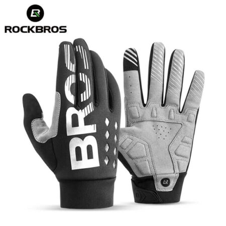 ROCKBROS Full Finger Cycling Gloves Breathable Lengthen MTB