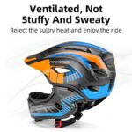 ROCKBROS Kids Motorcycle Helmets 2 In 1 Full Covered EPS Sport (1)