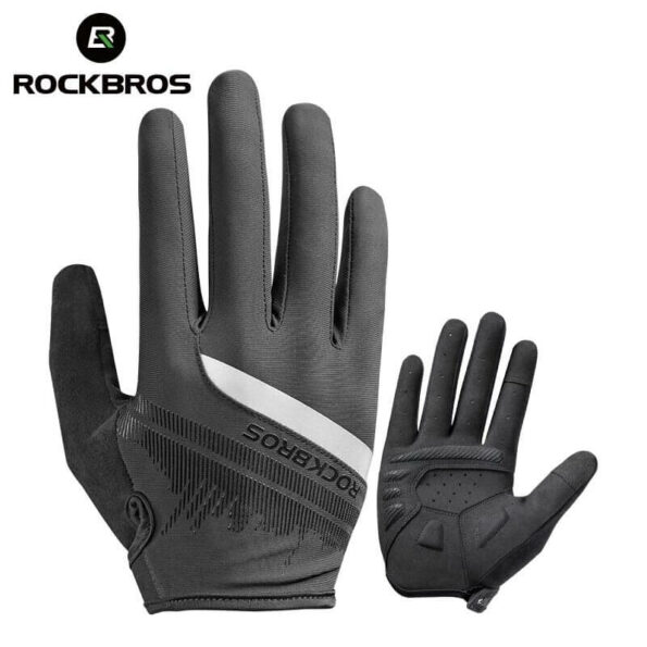 ROCKBROS Mens Cycling Gloves Shockproof Breathable MTB 1
