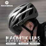 ROCKBROS Road Bicycle Helmets Widened Lens EPS Breathable (1)