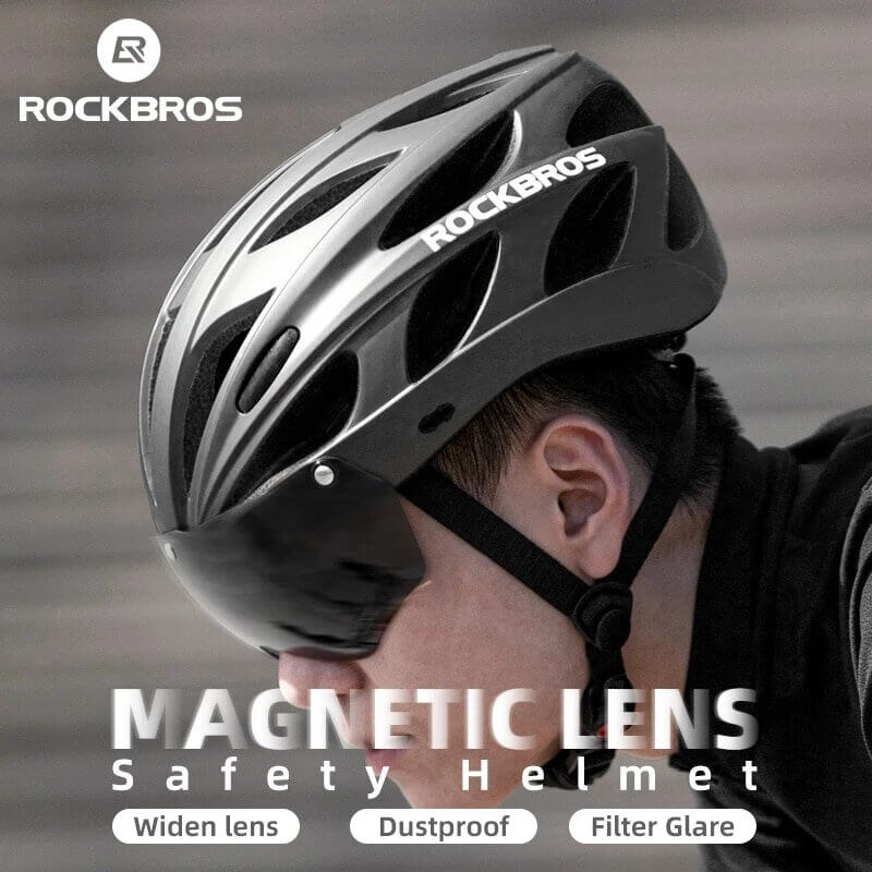ROCKBROS Road Bicycle Helmets Widened Lens EPS Breathable (3)