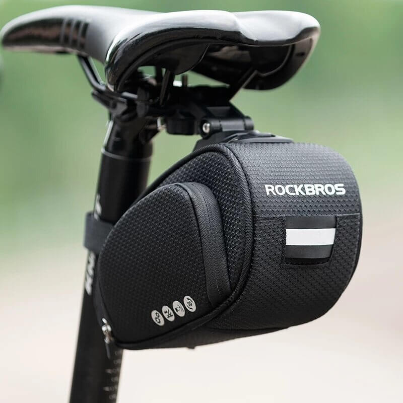 ROCKBROS Road Bike Saddle Bag Reflective Rear Large Capacity (3)