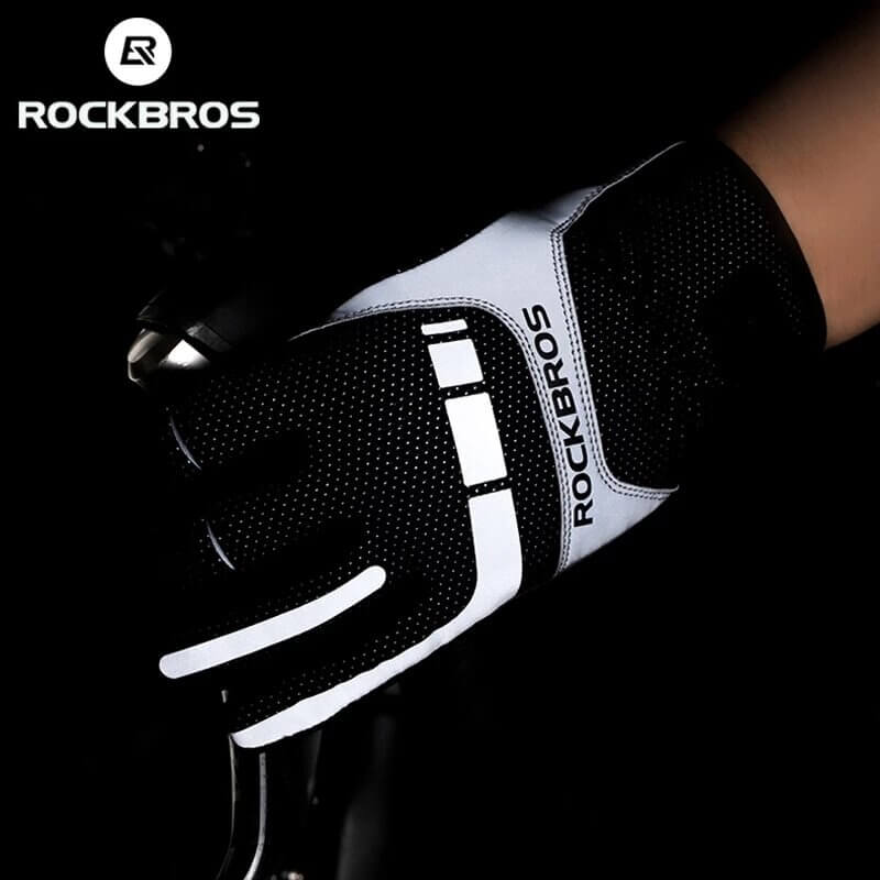 ROCKBROS USB Heated Gloves Windproof Cycling Gloves SBR (2)