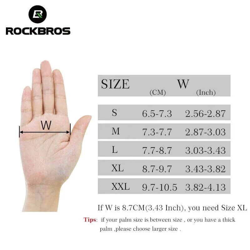 ROCKBROS Warm Winter Gloves Men’s Touchscreen Anti Slip (4)