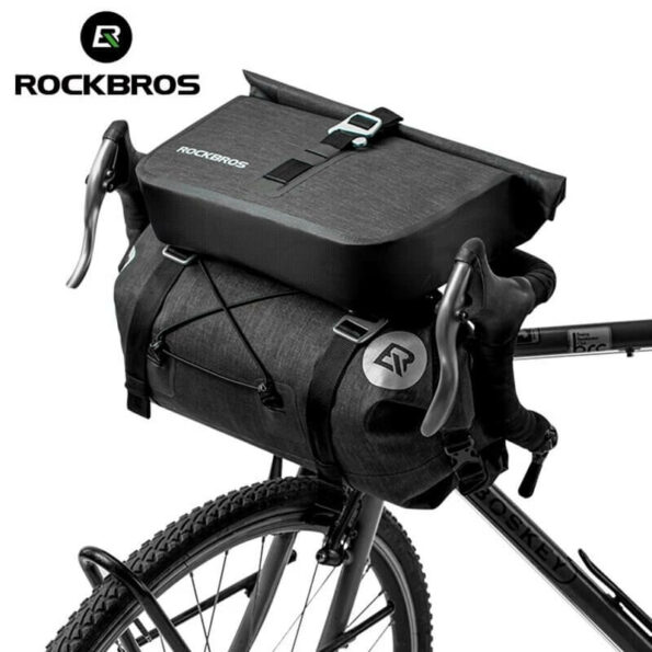 ROCKBROS Bicycle Handlebar Bag Waterproof Big Capacity MTB 1