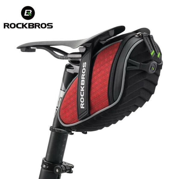 ROCKBROS Mountain Bike Saddle Bags 3D Shell Rainproof Bag 1