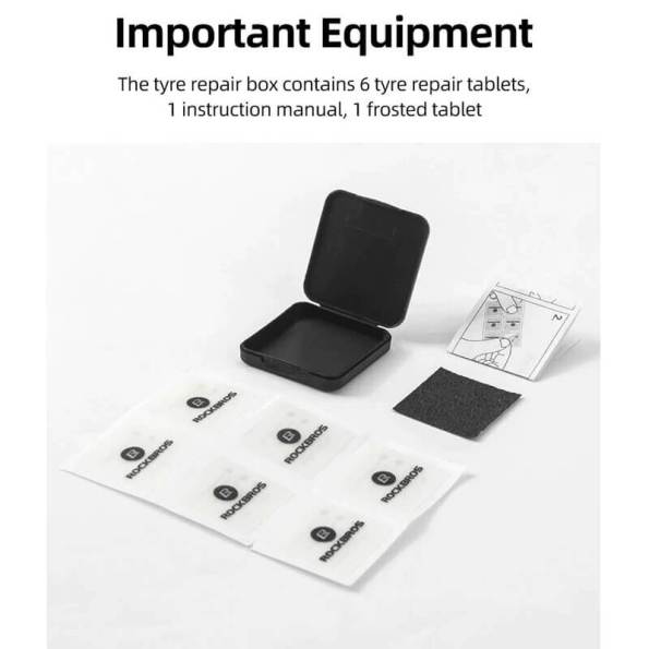 ROCKBROS Bike Tire Repair Kit Aluminum Alloy 130Psi AVFV (3)