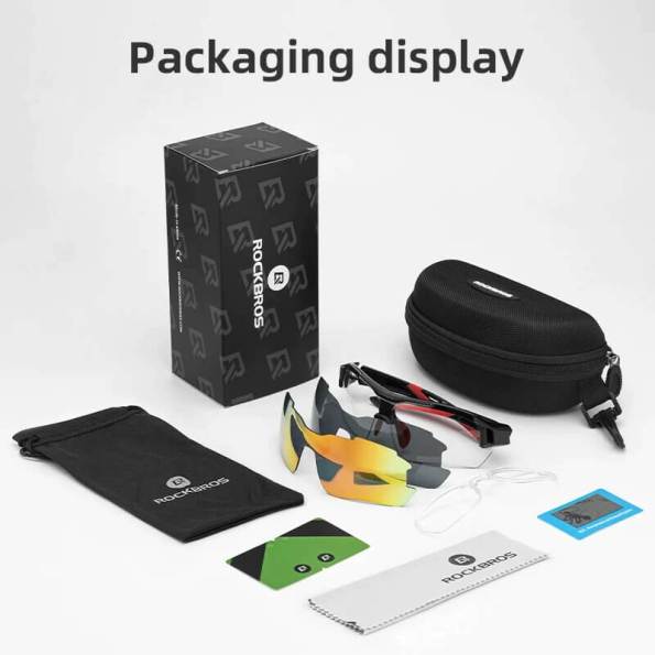 ROCKBROS Men’s Cycling Sunglasses Bicycle Riding Protection (6)