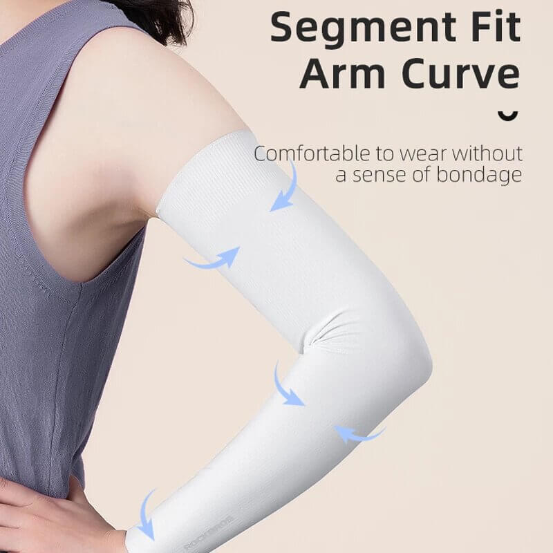 ROCKBROS UV Protection Sleeves Basketball Cycling Arm Warmers (2)