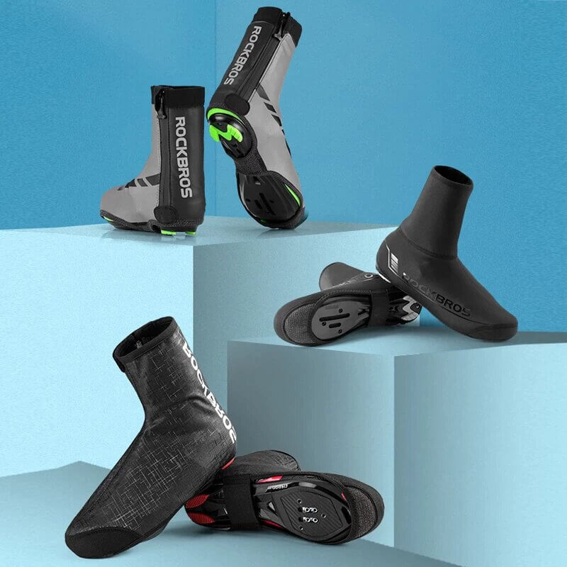 ROCKBROS Winter Waterproof Cycling Shoe Covers Keep Warm (2)