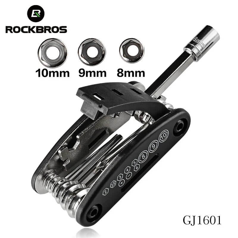 ROCKBROS 16 in 1 Bike Repair Tool Kit Hex Spoke Screwdriver (3)