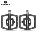 ROCKBROS 2 In 1 Bicycle Lock Pedal With Free Cleat SPD Road Pedals (1)