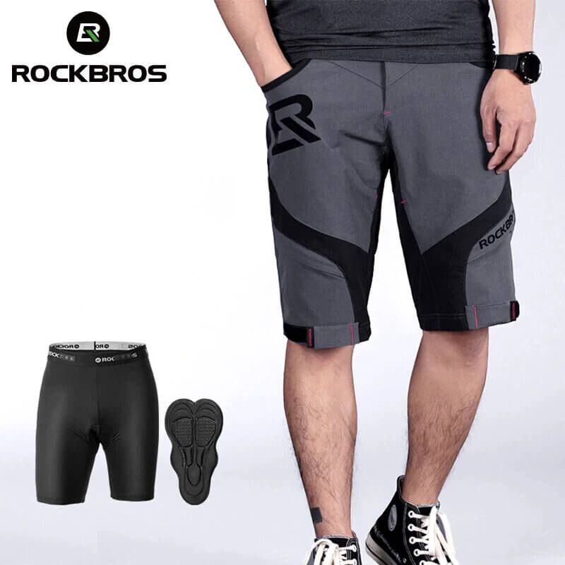 ROCKBROS 2 In 1 Running Shorts Men’s 4D With Separable Underwear (1)