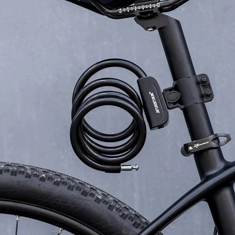 ROCKBROS Bicycle Cable Lock Portable Anti-Theft Ring Lock MTB (2)