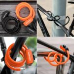 ROCKBROS Bicycle Cable Lock Portable Anti-Theft Ring Lock MTB (1)