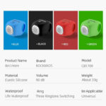 ROCKBROS Cycling Bell 90 dB Horn Rainproof MTB Bicycle Bell (1)