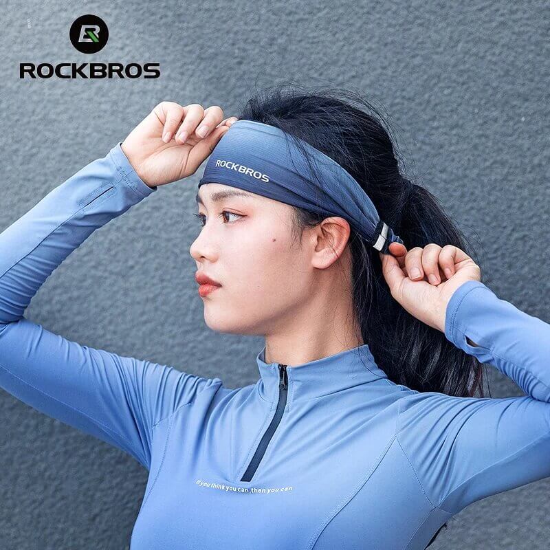 ROCKBROS Cycling Headband Sport Running Sweatband Yoga ROCKBROS Cycling