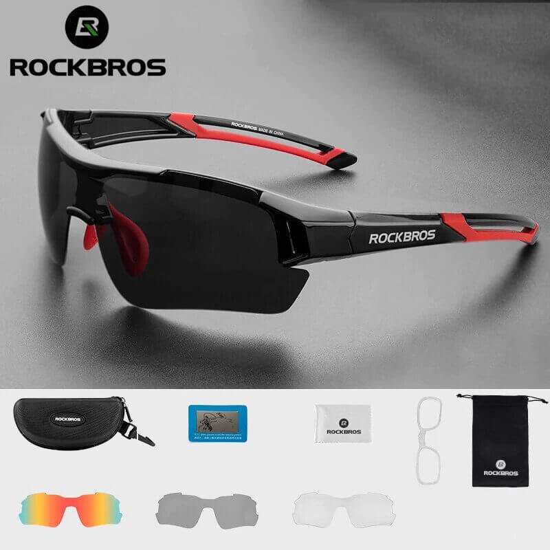 ROCKBROS Men’s Cycling Sunglasses Bicycle Riding Protection (1)