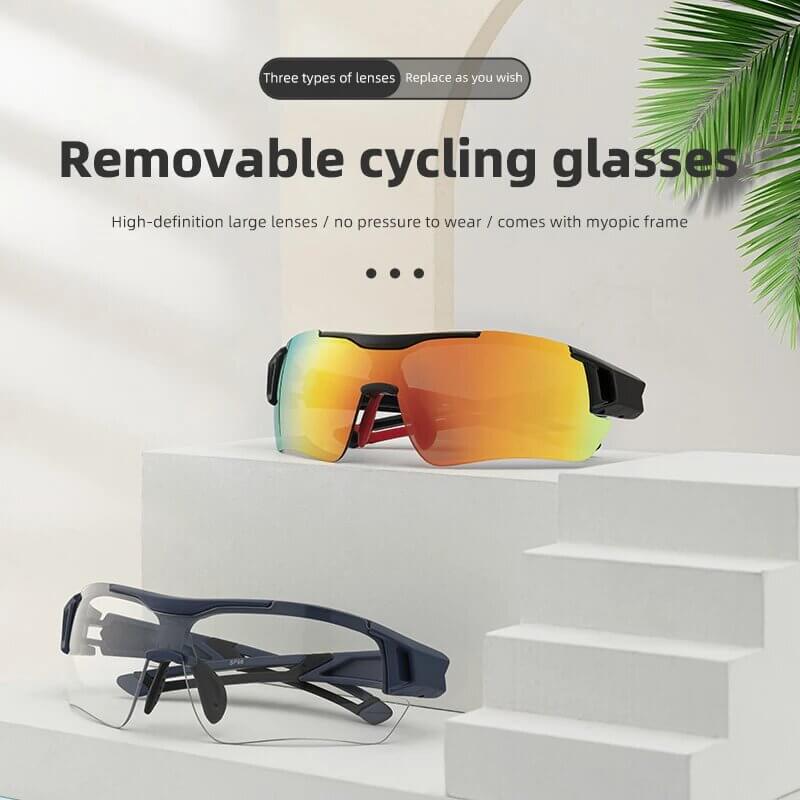 ROCKBROS Men’s Cycling Sunglasses Bicycle Riding Protection (3)