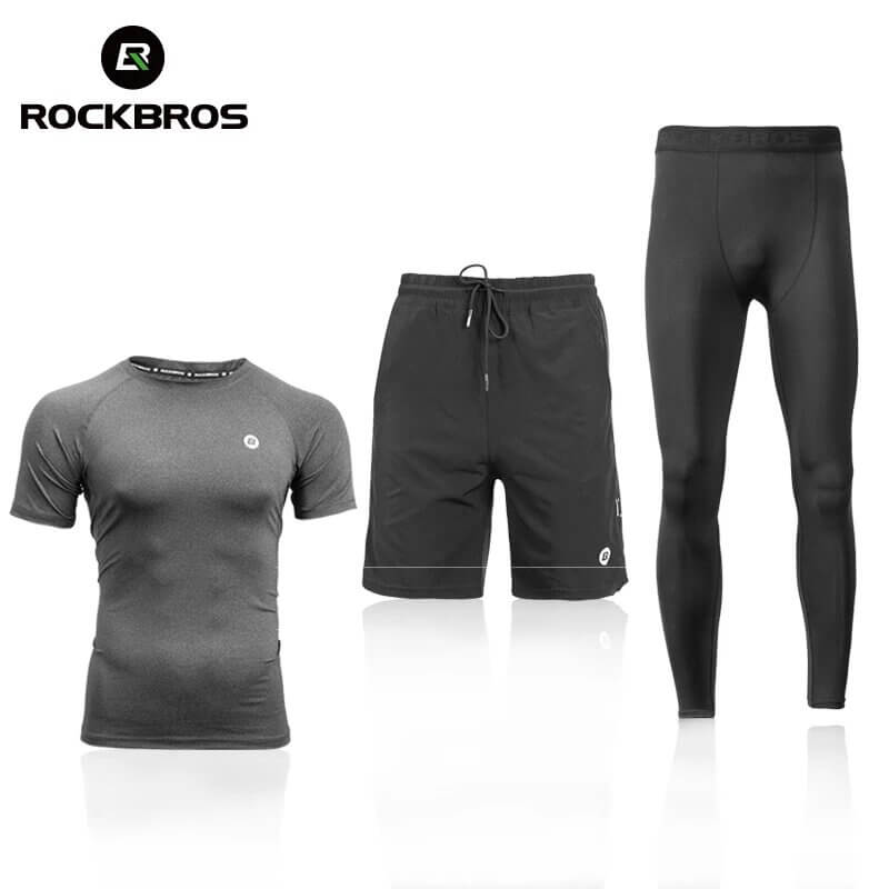 ROCKBROS Men’s Sport Suits Running Sets Quick Dry Sweat-Absorbent (5)