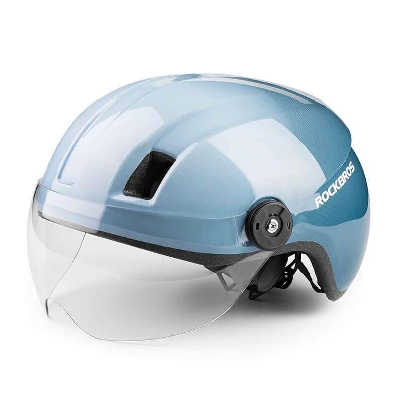 ROCKBROS Men’s Women’s Mountain Bike Helmets With Goggles (5)