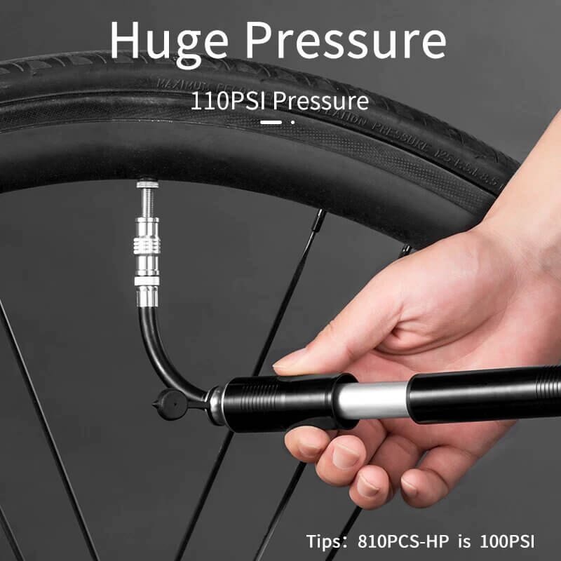 ROCKBROS Mini Bike Pump Portable 110 PSI Pressure For MTB (6)