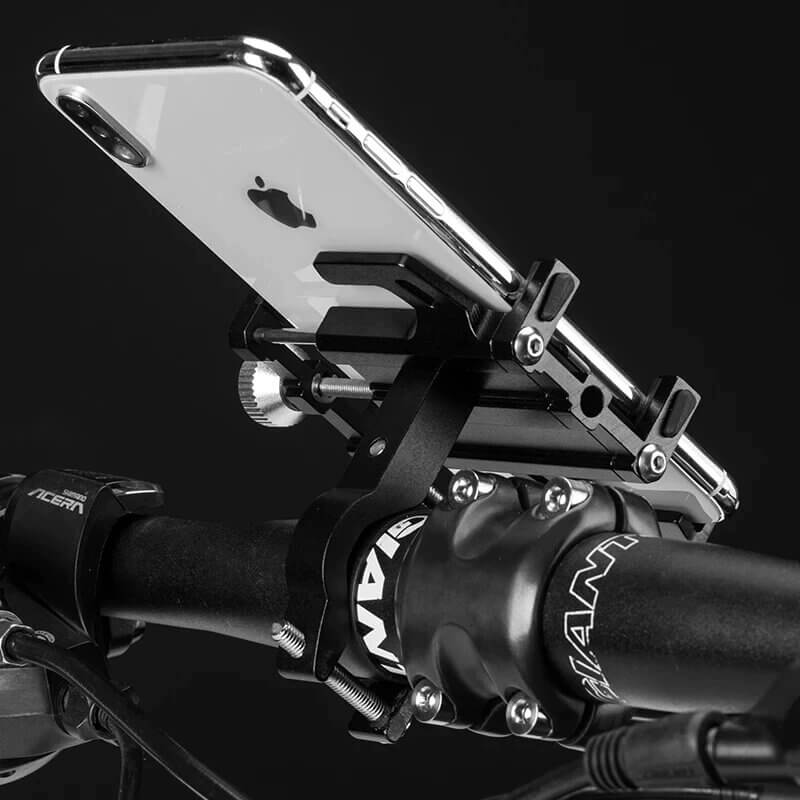 ROCKBROS Motorcycle Phone Holder CNC Aluminum Alloy Bracket (8)