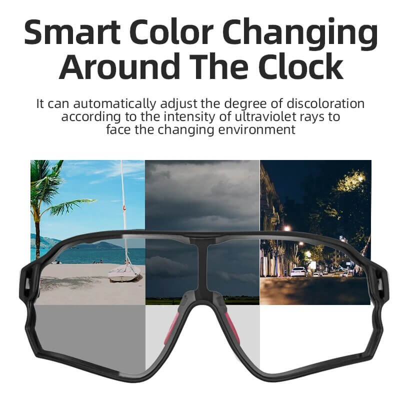 ROCKBROS Photochromic Safety Glasses Best Cycling Sunglasses (5)