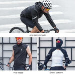 ROCKBROS Reflective Cycling Jacket Removable Quick Dry Coat (1)
