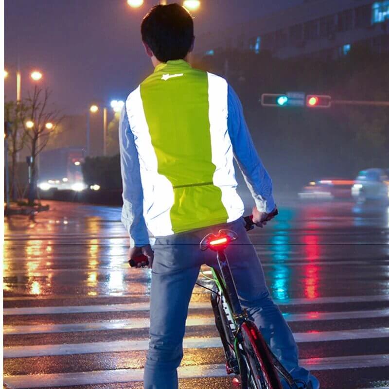 ROCKBROS Reflective Cycling Vest Outdoor Running Safety Jersey (2)
