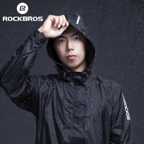 ROCKBROS Waterproof Cycling Jacket Fashion Sports Raincoat 1