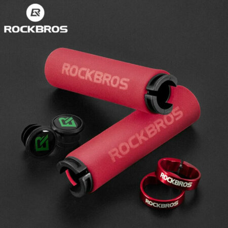 ROCKBROS Bike Handlebar Grips MTB Silicone Sponge Grips