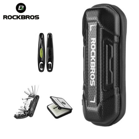 Kit Multi-outils Vélo ROCKBROS 16 En 1 - Tournevis, Clés Hexagonales, Démonte-rayons
