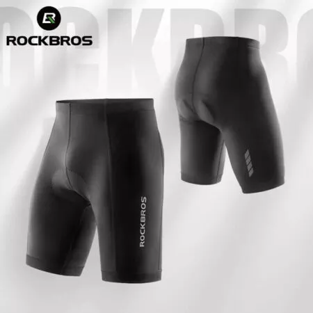 ROCKBROS Padded Cycling Shorts Men's Summer Breathable MTB