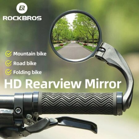 ROCKBROS Road Bike Mirror HD View MTB 360 Angle Adjustable