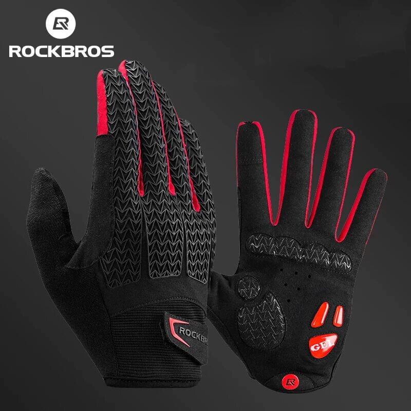 ROCKBROS Windproof Cycling Gloves MTB Winter Riding Gloves 1