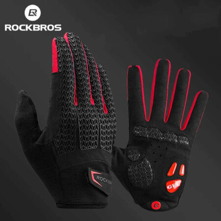 ROCKBROS Windproof Cycling Gloves MTB Winter Riding Gloves 1