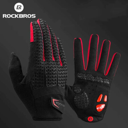 ROCKBROS Windproof Cycling Gloves MTB Winter Riding Gloves