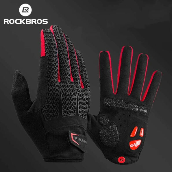 ROCKBROS Windproof Cycling Gloves MTB Winter Riding Gloves 1