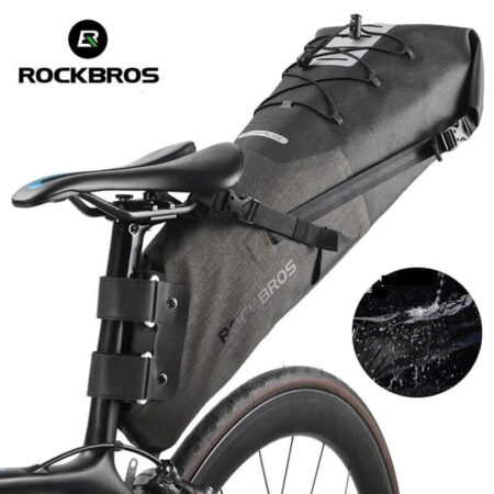 ROCKBROS Bicycle Trunk Bag 10L Capacity Large Saddle Bag