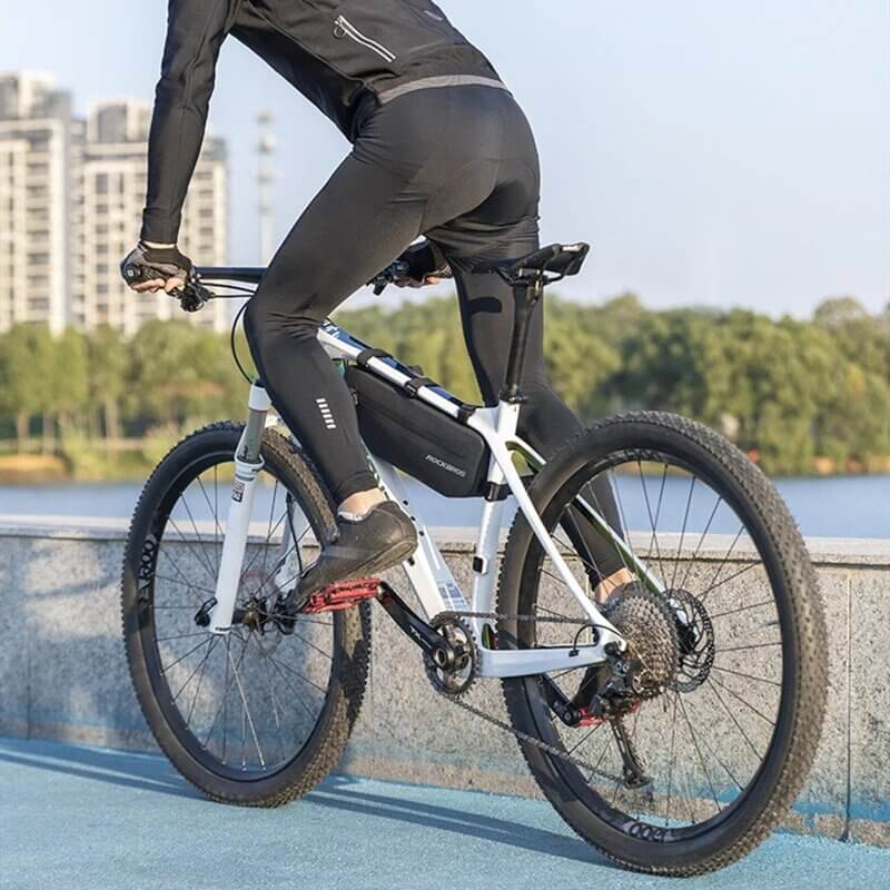 ROCKBROS Bicycle Top Tube Bag Triangle Pannier Dirt Resistant (6)